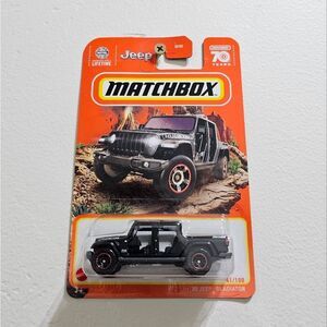 Matchbox Bkack 2020 Jeep Gladiator
